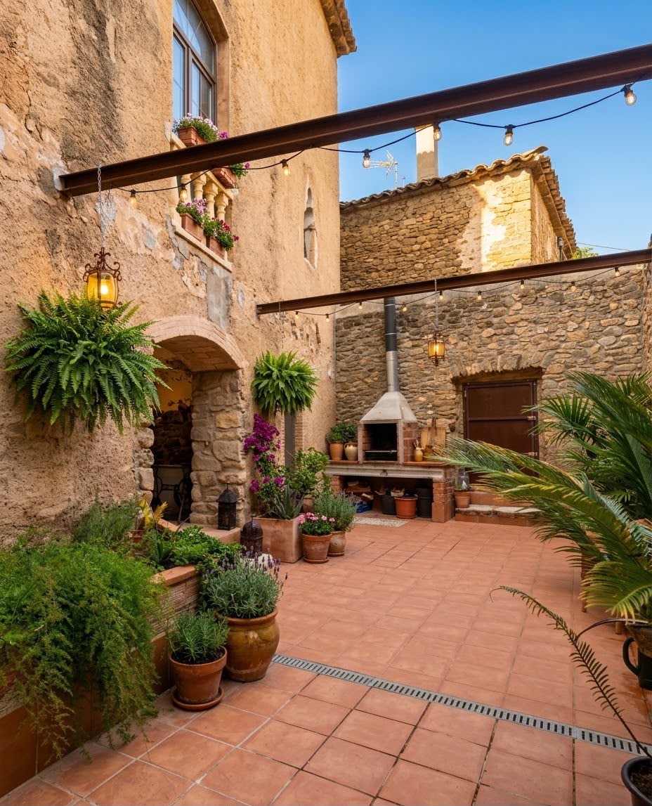 Venda de propietat composta per dues masies fortificades amb jardí, situada en un idíl·lic paratge al costat de Banyoles, Girona, comarca del Pla de l'Estany